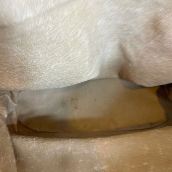 Gucci Vintage Trapezoid Canvas Logo Monogram Tan Gold Leather Tote Bag - Picture 9 of 15